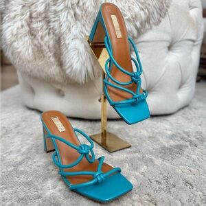 Primark Teal Blue Mule Heel